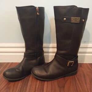 Michael Kors Girls Mellia Brown Boots